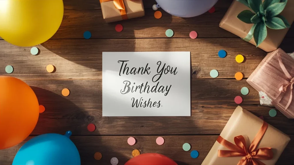 Thank You for Birthday