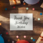 Thank You for Birthday