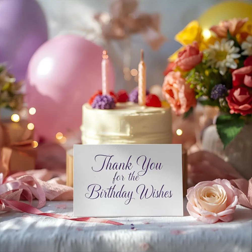 Thank You for Birthday Wishes Images