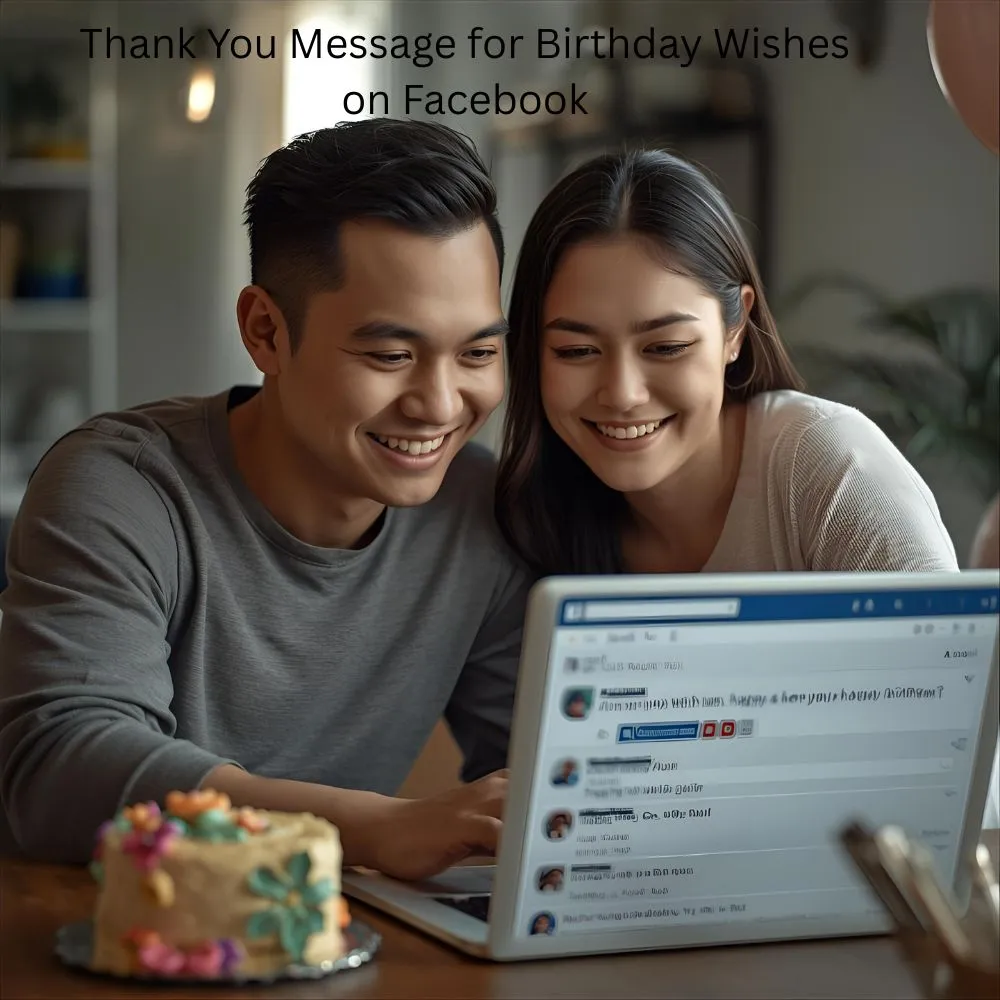 Thank You Message for Birthday Wishes on Facebook