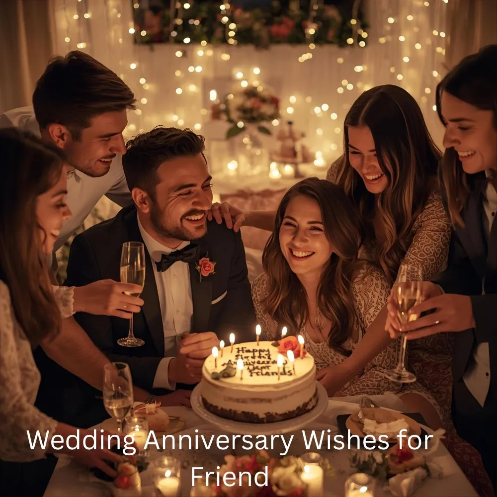 Wedding Anniversary Wishes for Friend
