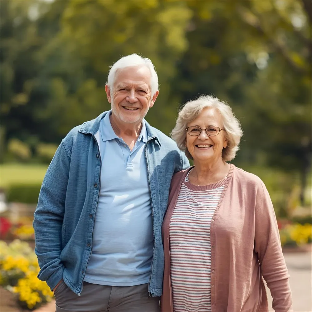 What do you wish a senior citizen in a short cheerful message?