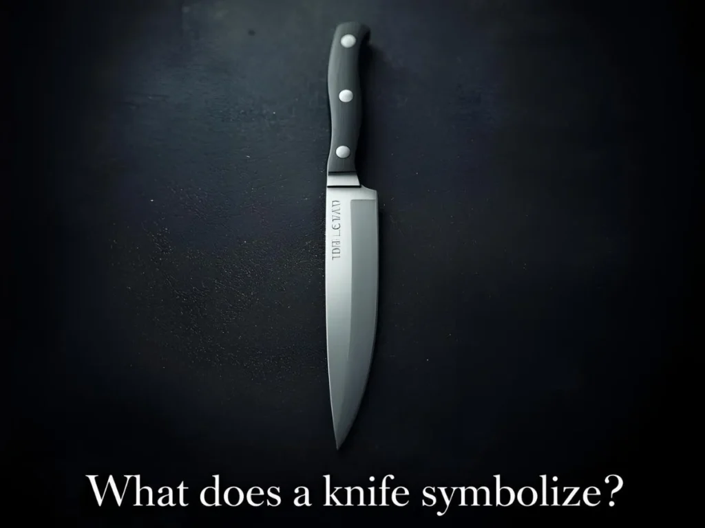 What does a knife symbolize?