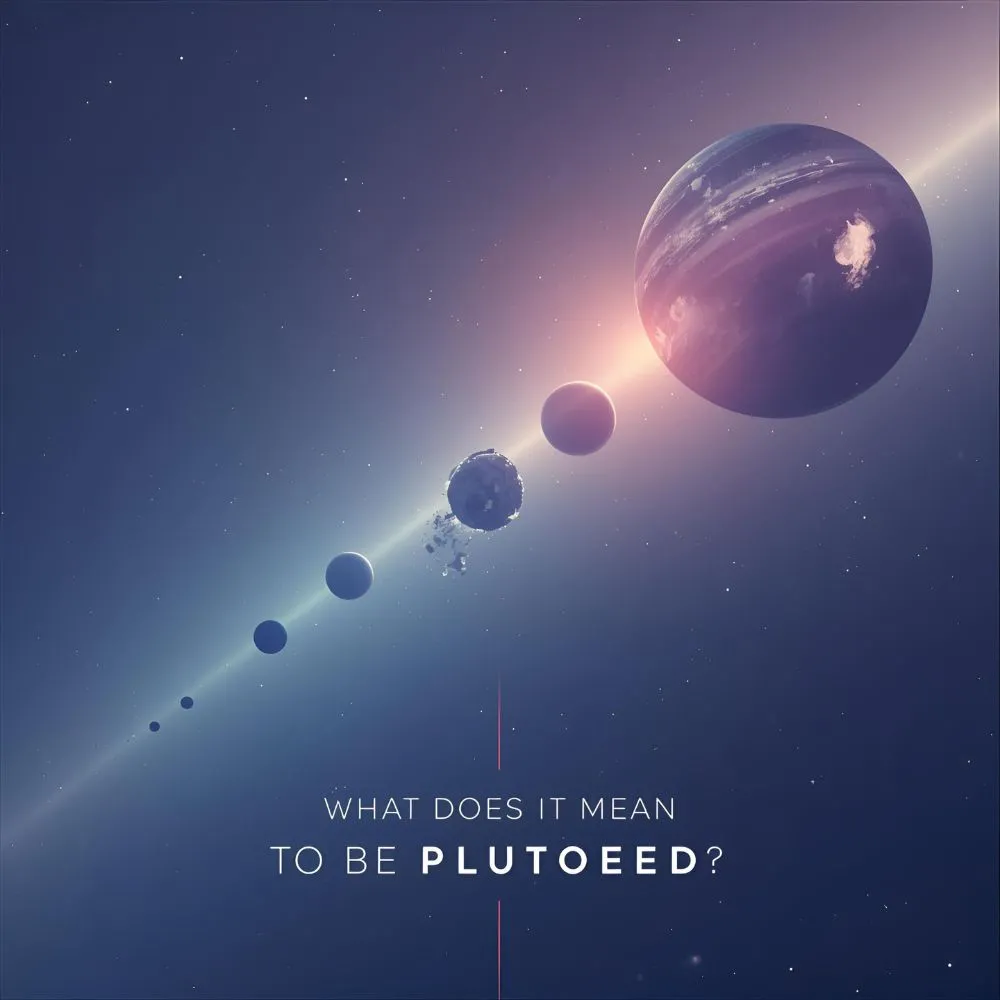What does it mean to be plutoed?