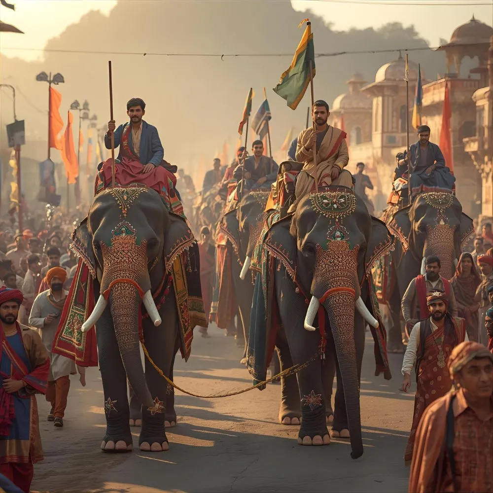 What is the Elephant Festival in Jaipur?