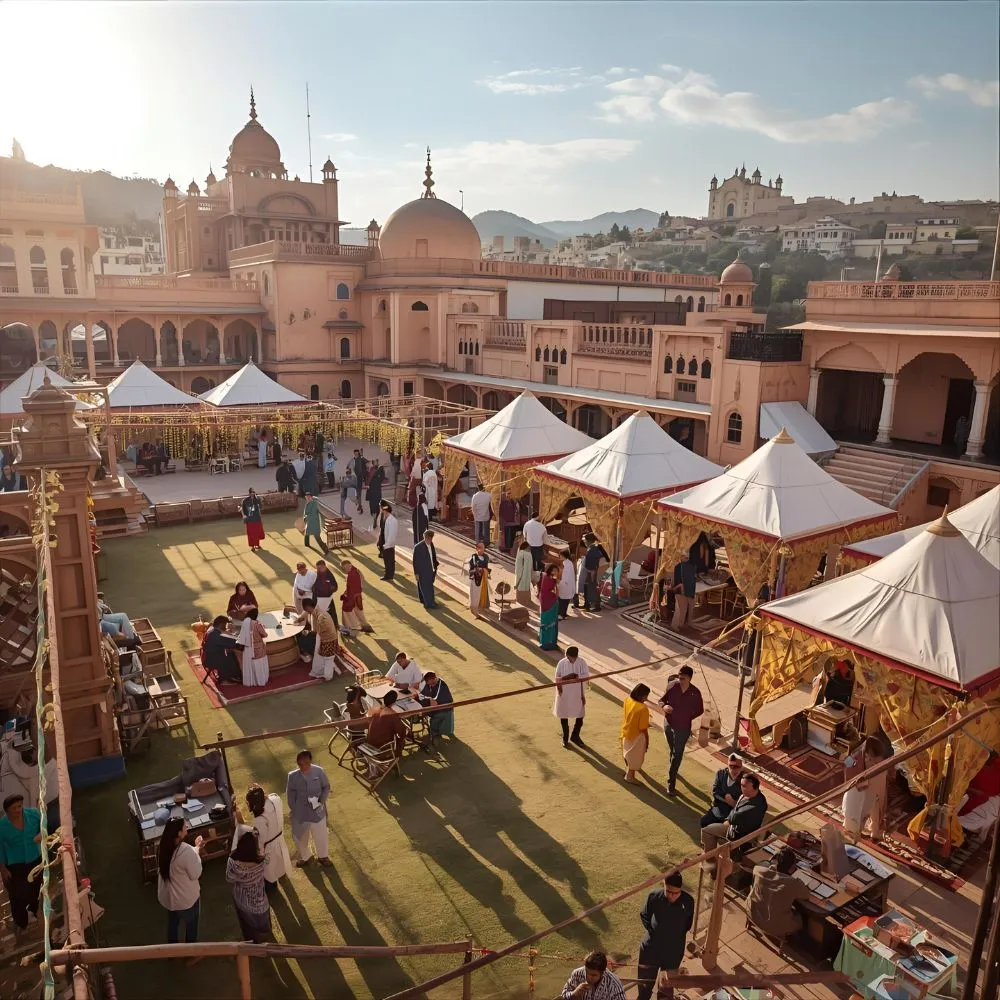 What is the name of the famous festival celebrated in Jaipur?