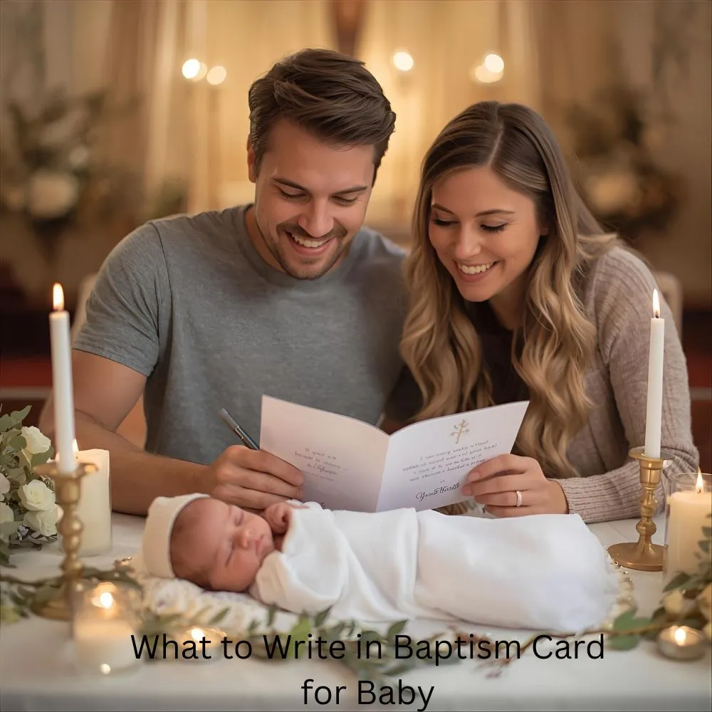What to Write in Baptism Card for Baby
