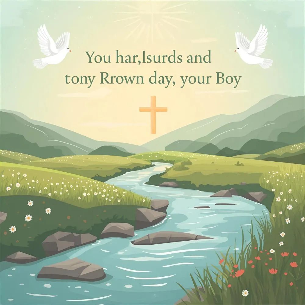 What to Write in Baptism Card for Boy