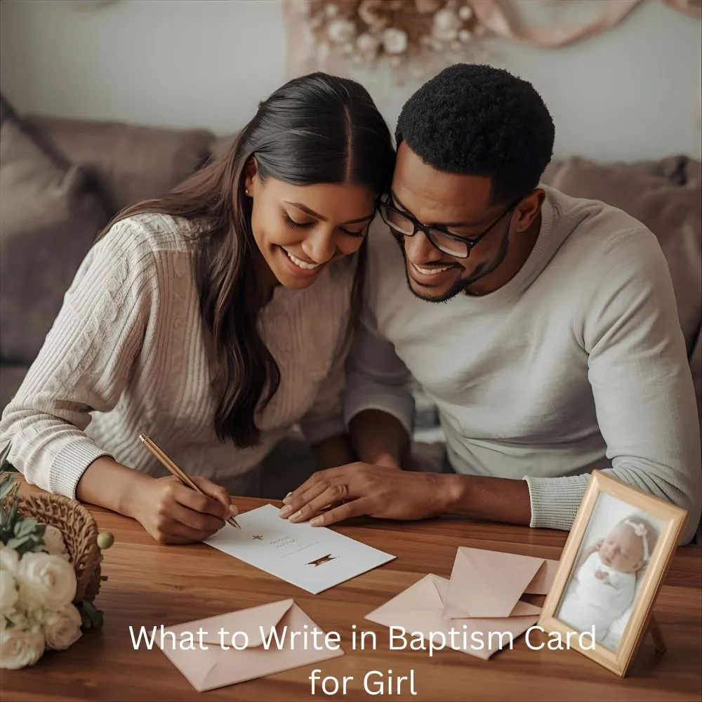 What to Write in Baptism Card for Girl