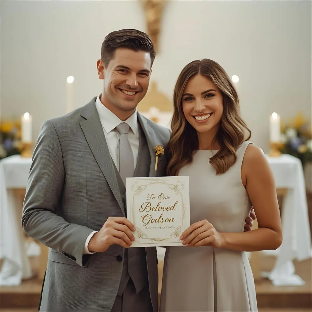 What to Write in Baptism Card for Godson