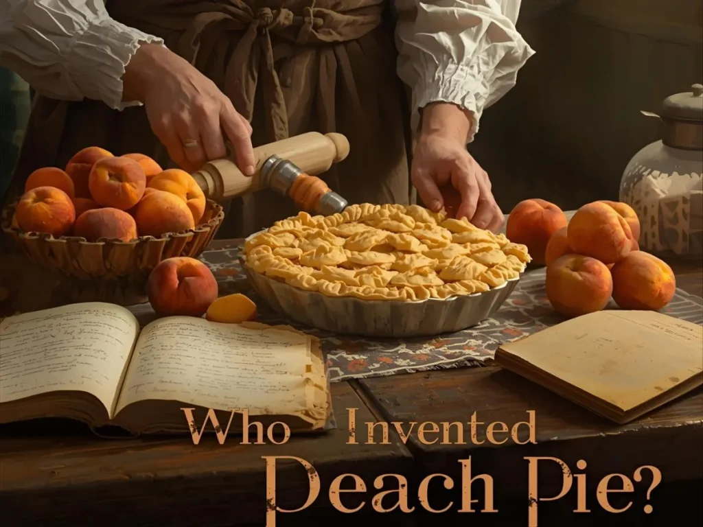 Who invented peach pie?