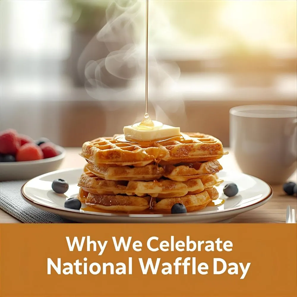 Why do we celebrate National Waffle Day?