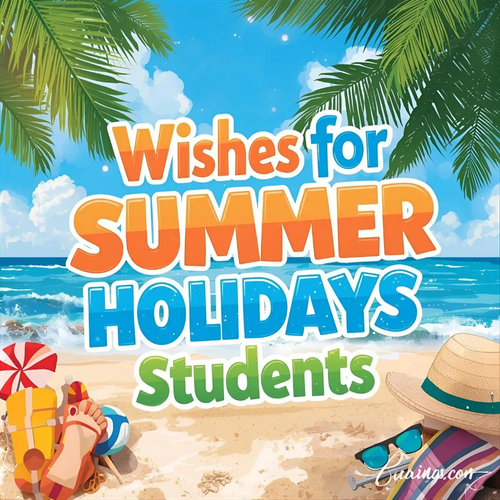 Wishes for Summer Holidays for Students