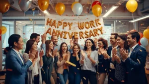 Read more about the article 215 Celebrate Milestones with Perfect Work Anniversary Messages