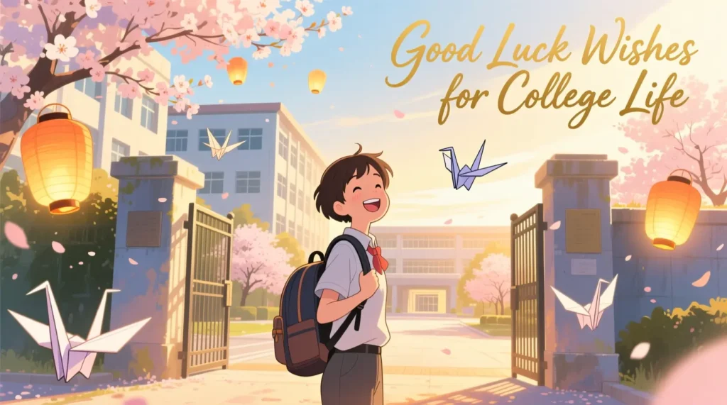 Good Luck Wishes for College Life