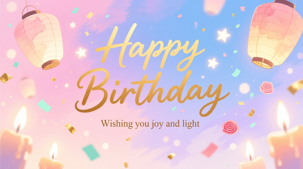 Heartfelt birthday wishes