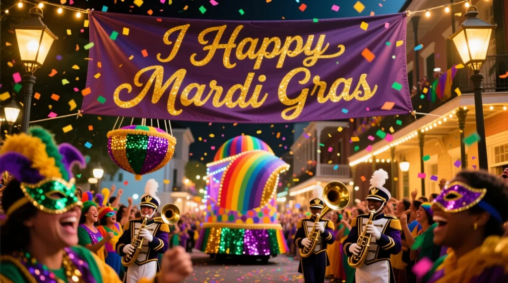 I Happy Mardi Gras
