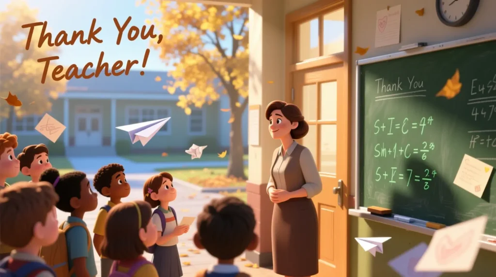 Last Day of School Wishes for Teacher