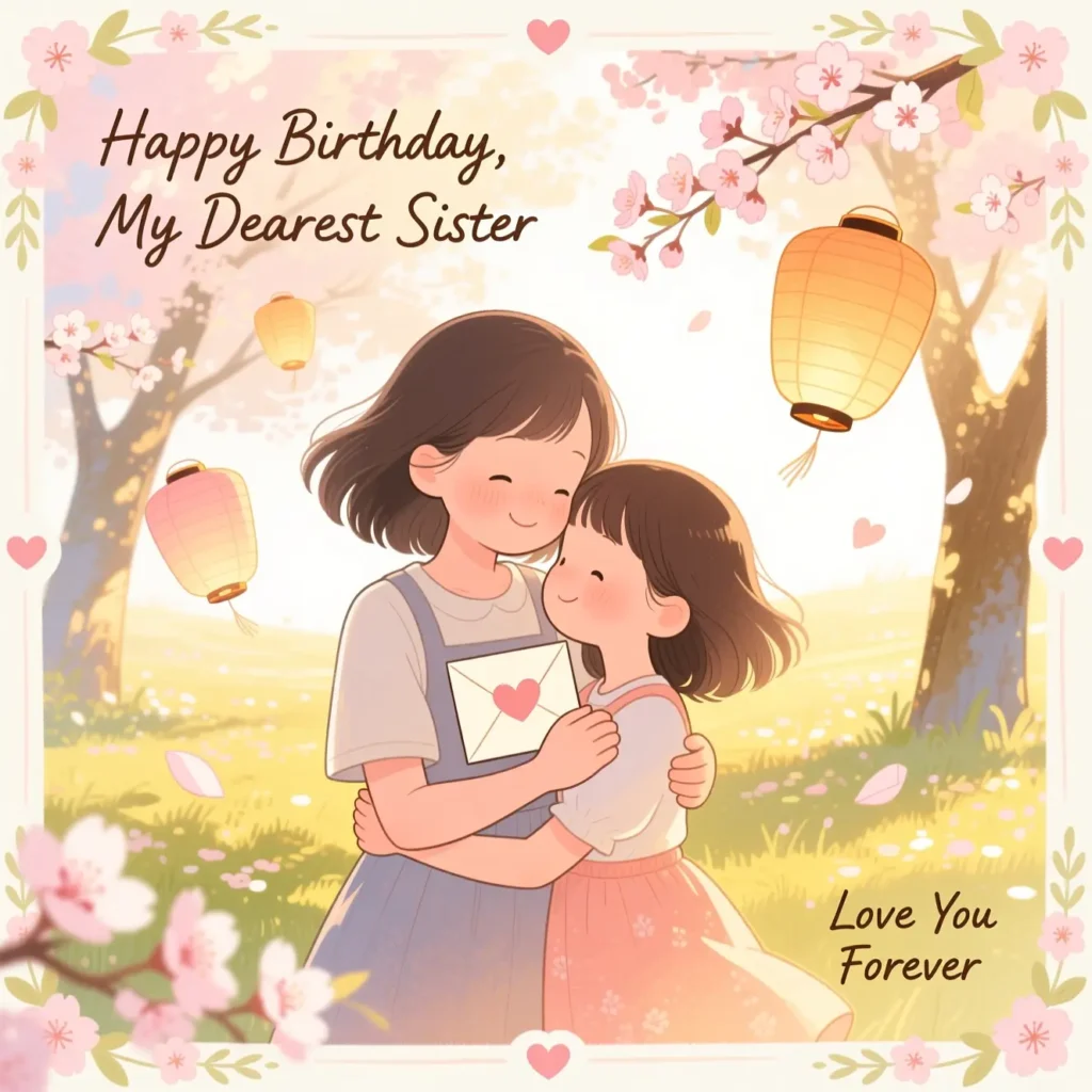 Love Birthday Wishes for Sister