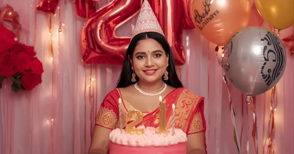 21st Birthday Wishes for a Girl