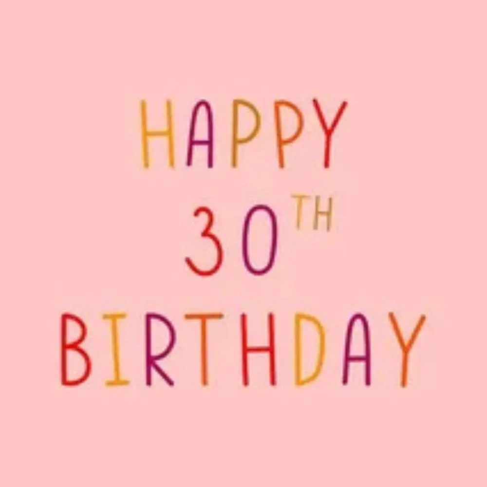 30th Birthday Wishes for Him 