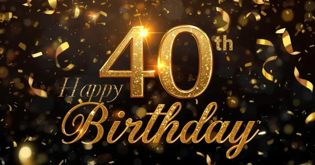 40th Birthday Wishes