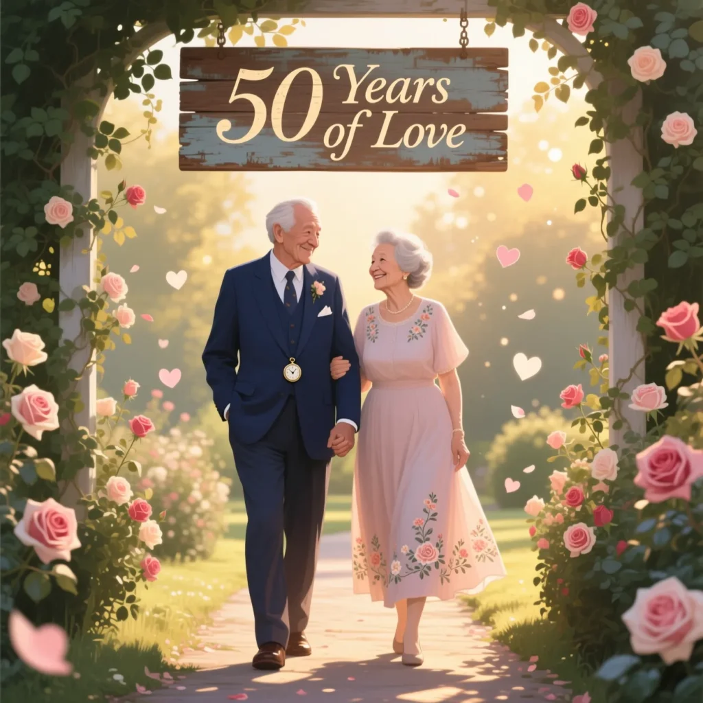 50th Anniversary Wishes for Parents