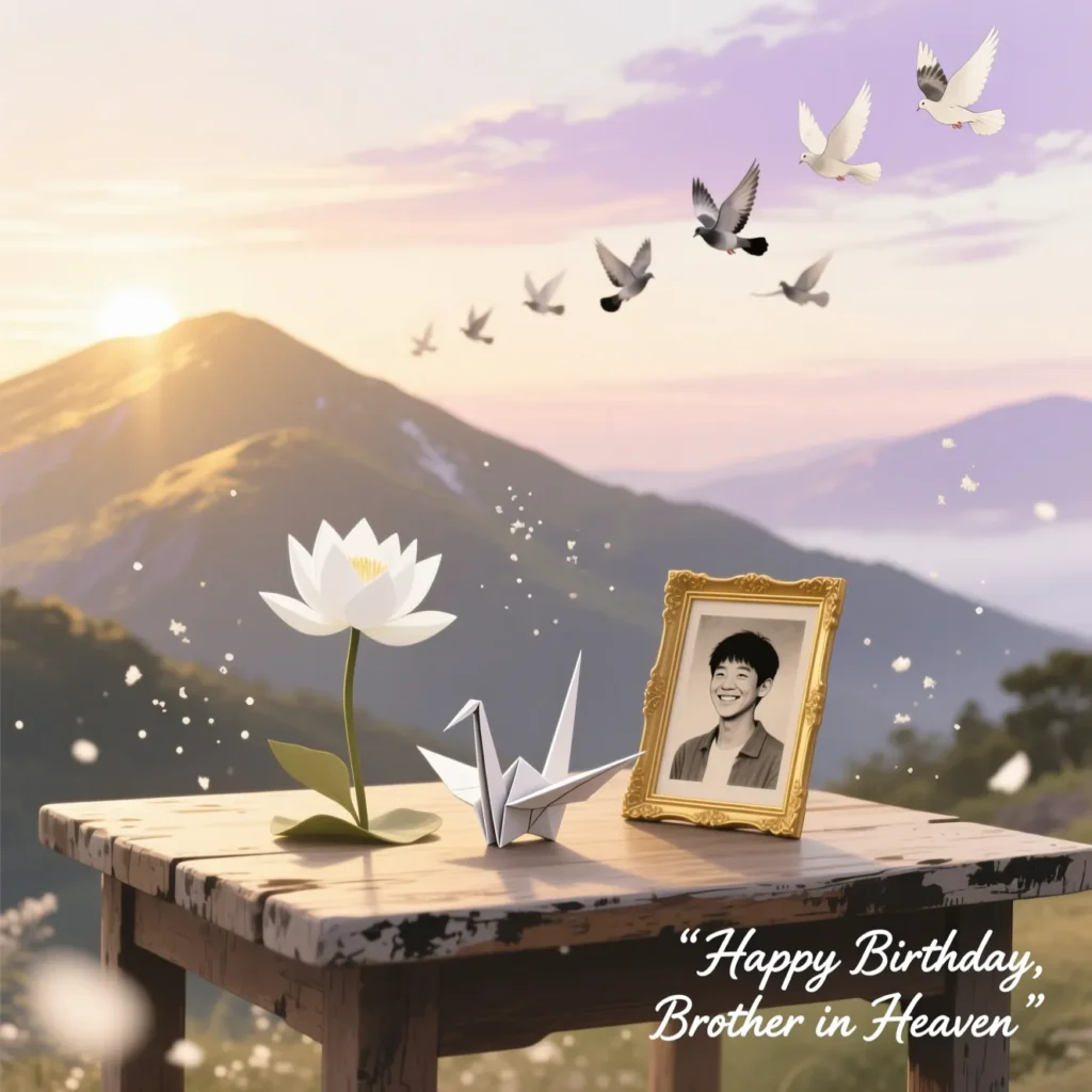 Birthday Wishes for Brother in Heaven 