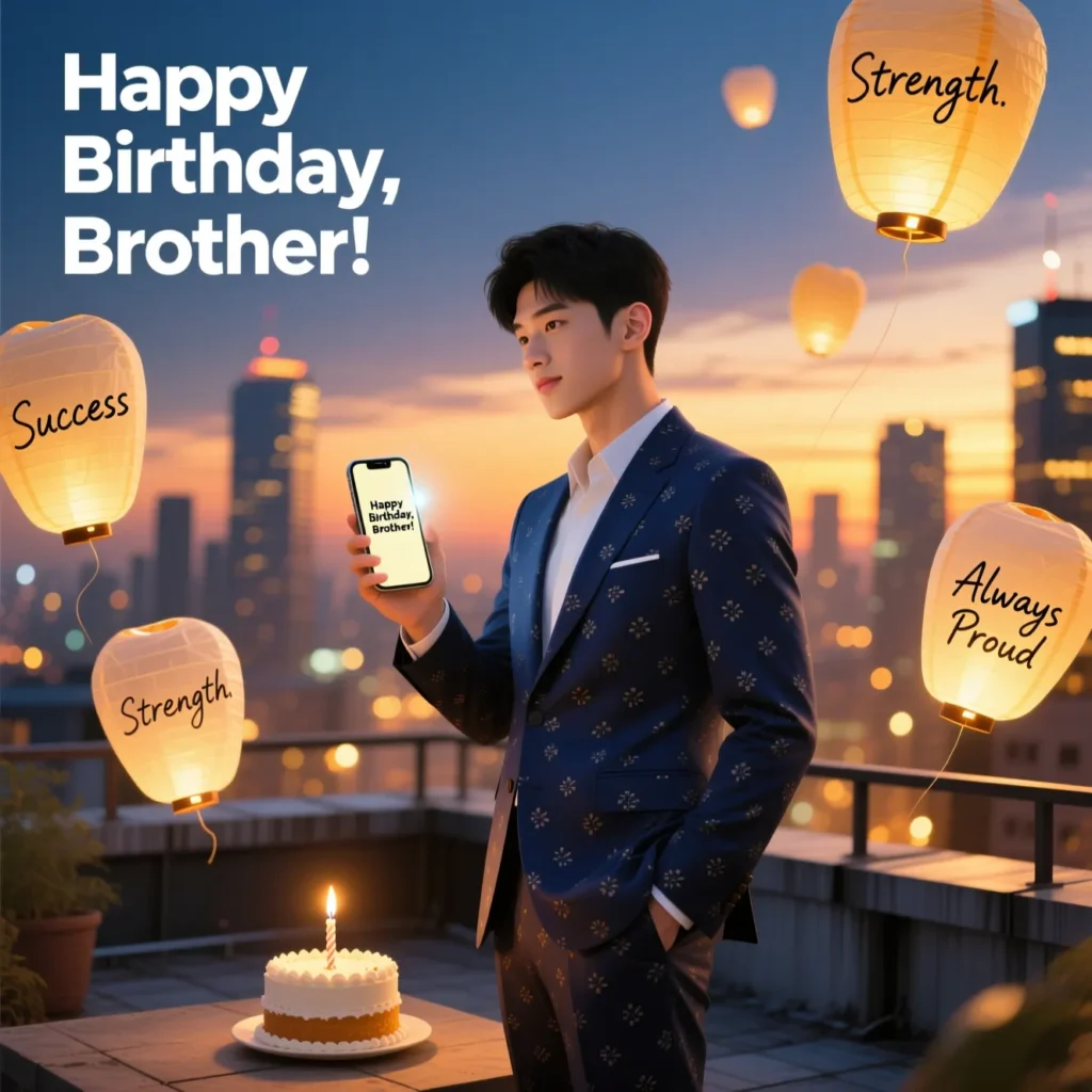 Birthday Wishes for Brother Success 