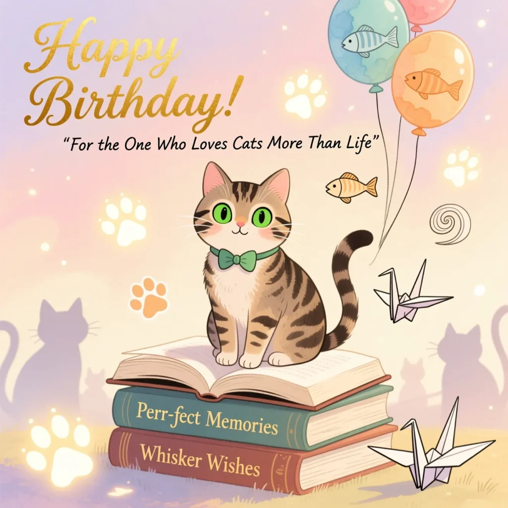 Birthday Wishes for Cat Lovers