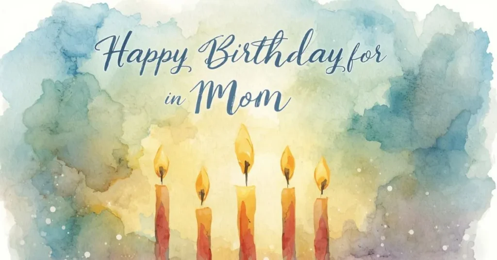 Birthday Wishes for Mom in Heaven from Son 