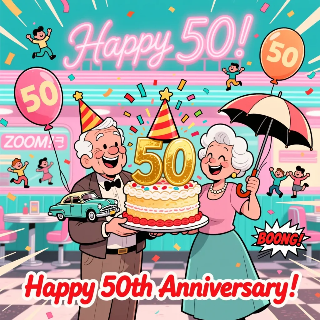 Funny 50th Anniversary Wishes