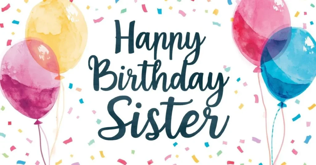 Funny Birthday Wishes for Sister