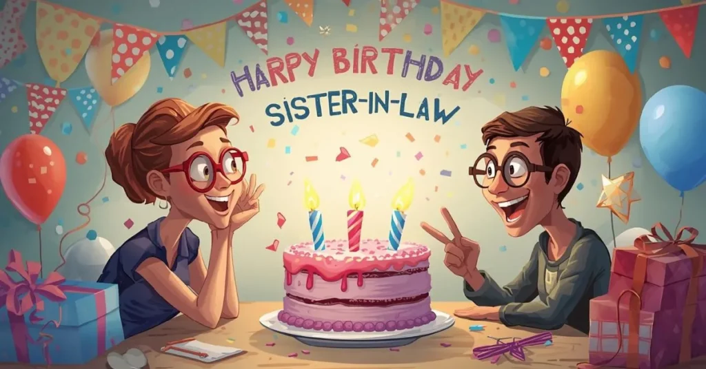 Funny Birthday Wishes for Sister in Law