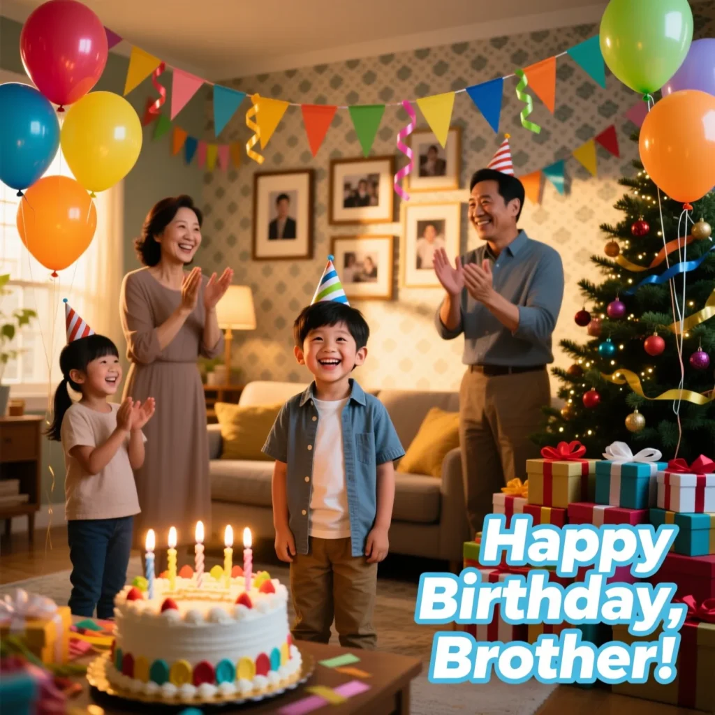 Funny Birthday Wishes for Younger Brother 