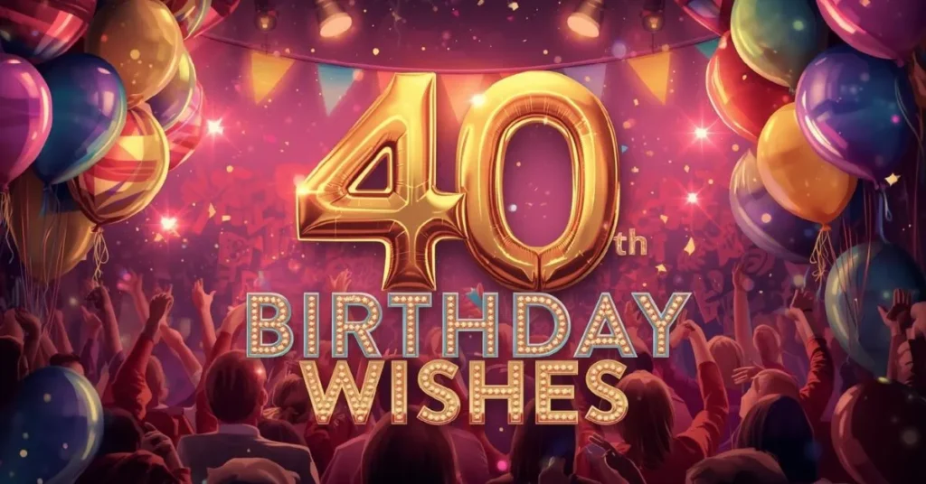Happy 40th Birthday Wishes 
