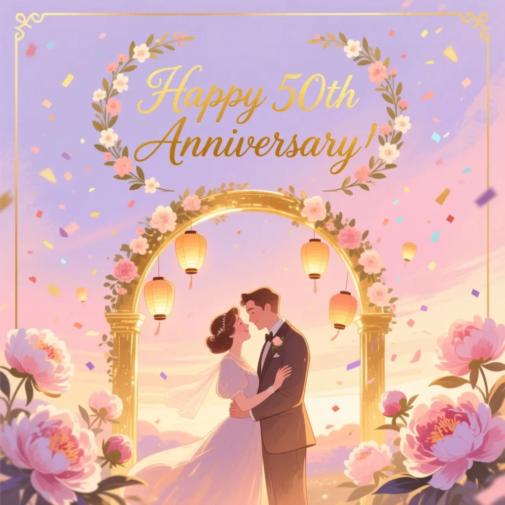 Happy 50th Anniversary Wishes