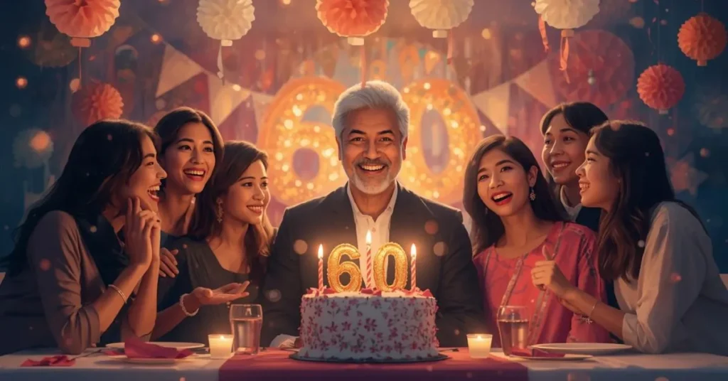 Happy 60th Birthday Wishes for a Man