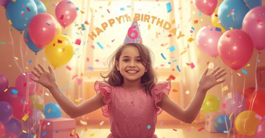 Happy 6th Birthday Girl