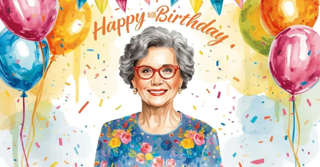 Happy 80th Birthday Wishes for a Woman