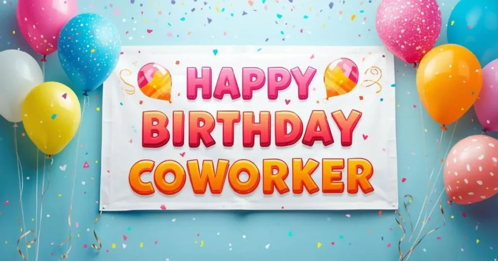 Happy Birthday Coworker Wishes