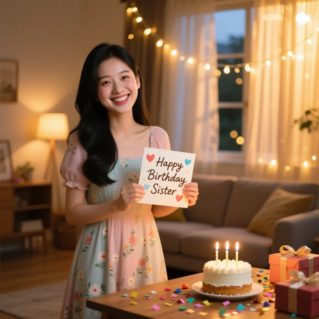 Happy Birthday Sister Photo 