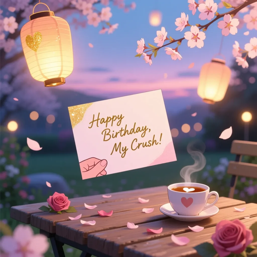 Happy Birthday Wishes for Crush