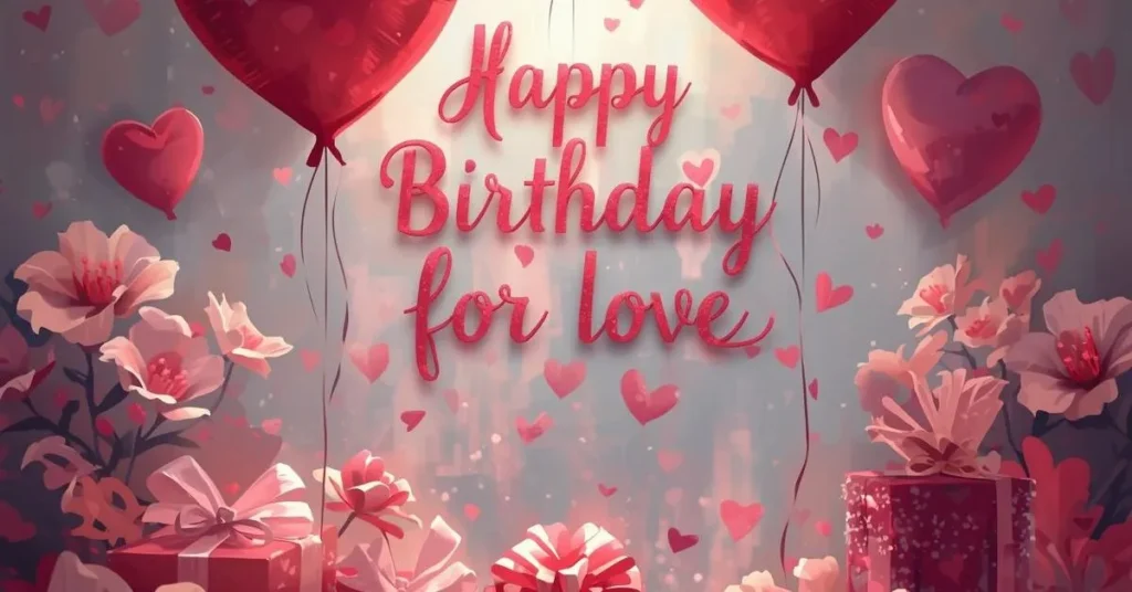 Happy Birthday Wishes for Love