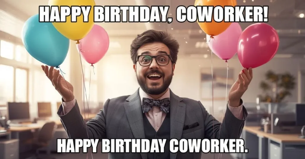 Hilarious Happy Birthday Coworker Funny Meme