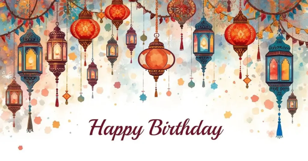Islamic Birthday Wishes Examples
