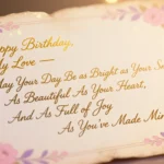 Long Birthday Wishes for Girlfriend