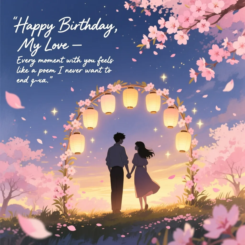 Romantic Long Birthday Wishes for Girlfriend