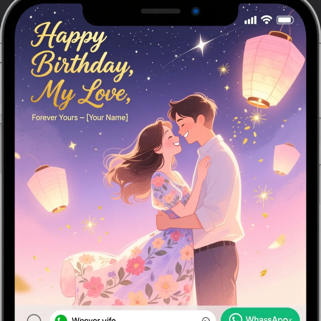 WhatsApp Birthday Wishes for Wife