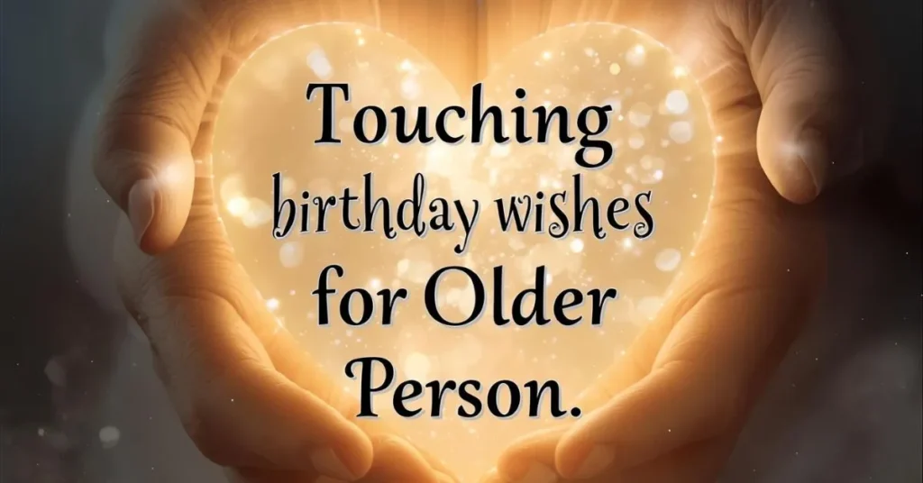 Touching Birthday Wishes for Older Person